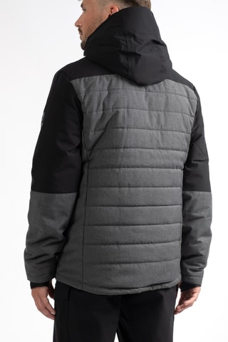 Veste de ski à capuche Doran - Gris foncé chiné