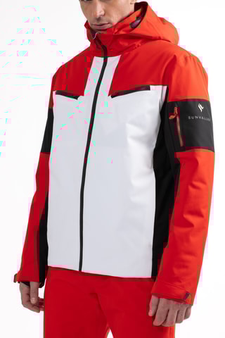 Veste de ski à capuche Draggo - Blanc