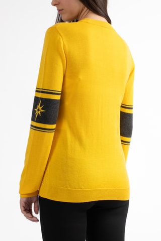 Pull en laine Usopp - Jaune et noir