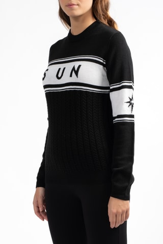 Pull en laine Usopp - Noir et blanc