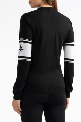 Pull en laine Usopp - Noir et blanc