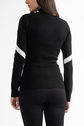 Gilet en mérinos Uzzu - Noir et blanc