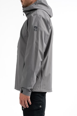 Veste à capuche Softshell Dropp - Gris
