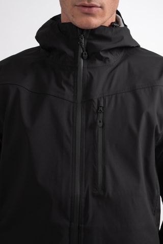 Veste à capuche Softshell Dropp - Noir