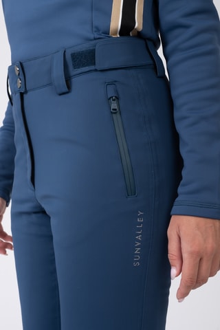 Pantalon de ski taille haute Idril - Bleu cobalt