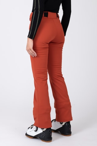 Pantalon slim de ski Softshell Isoar - Orange