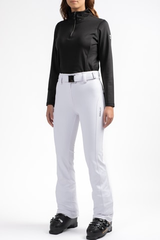 Pantalon slim de ski Softshell Izalys - Blanc