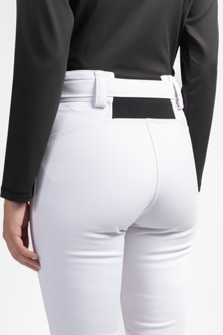 Pantalon slim de ski Softshell Izalys - Blanc