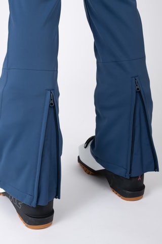 Pantalon slim de ski Softshell Izalys - Bleu marine