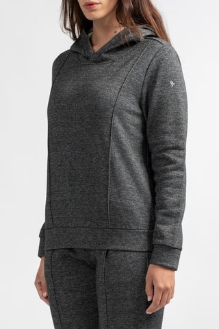 Sweat à capuche Daelin - Noir chiné