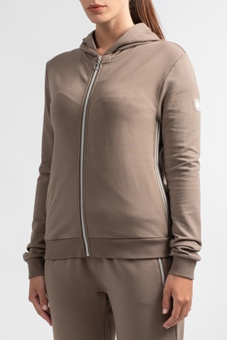 Sweat à capuche Delm - Marron