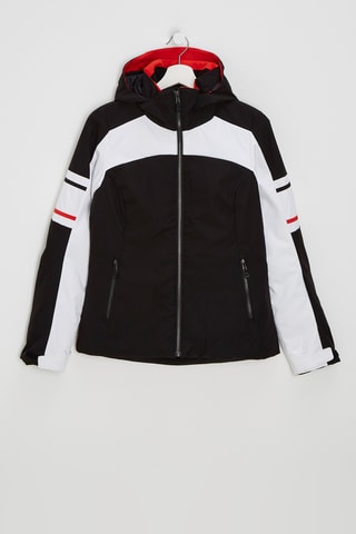 Veste de ski à capuche Kairen - Noir et blanc