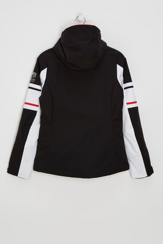 Veste de ski à capuche Kairen - Noir et blanc