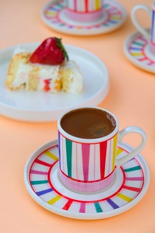 Service en porcelaine - 4 pièces