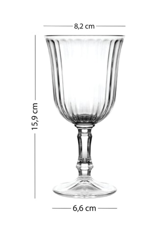 4 verres à eau - 24 cl
