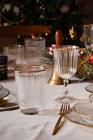 4 verres à eau - 39,5 cl