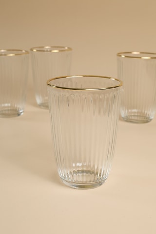 4 verres à eau - 39,5 cl