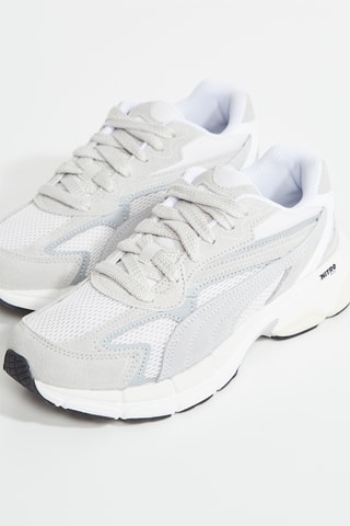 Baskets en cuir - Gris clair