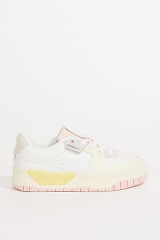 Baskets plateformes en cuir - Blanc