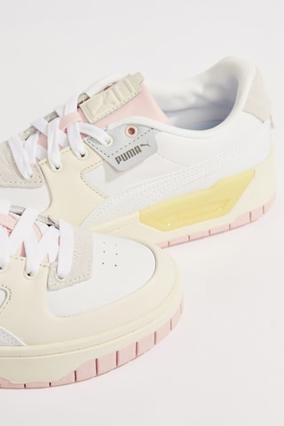 Baskets plateformes en cuir - Blanc