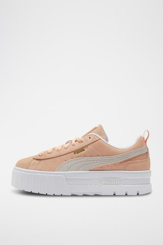 Baskets plateformes en nubuck Mayze - Orange - Puma