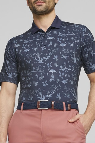 Polo de golf Mattr Lagoon - Bleu marine - Puma