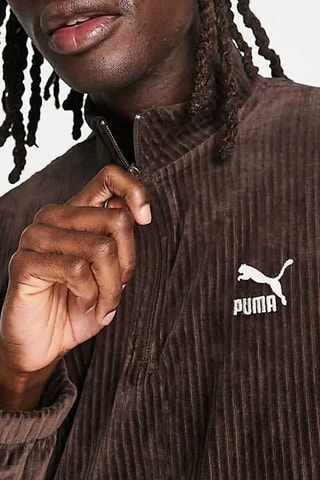 Sweat en velours Icons - Marron - Puma