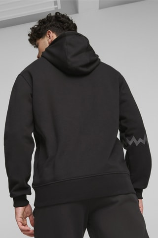 Sweat à capuche Hoops - Noir