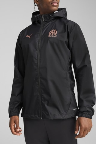Veste d'entrainement Olympique de Marseille 2024-2025 - Noir