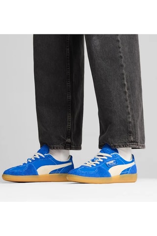 Sneakers en nubuck Palermo Vintage - Bleu