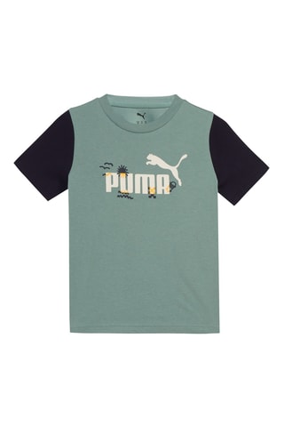 T-shirt Sandy Adventures - Vert d'eau et bleu marine