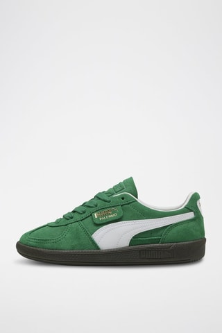 Baskets en nubuck Palermo Jr - Vert clair et blanc