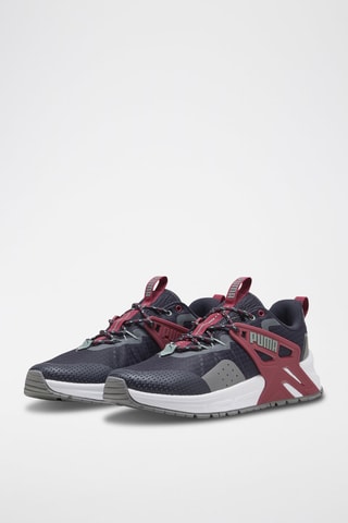 Baskets Pacer + Trail - Bleu marine et bordeaux