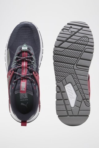 Baskets Pacer + Trail - Bleu marine et bordeaux