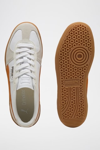 Baskets en nubuck Palermo Lth– Blanc