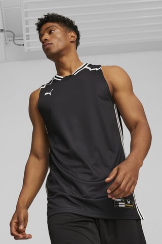 Débardeur de basketball Hoops Team Game - Noir