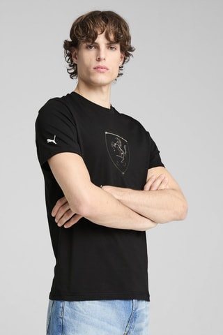 T-shirt regular Ferrari - Noir