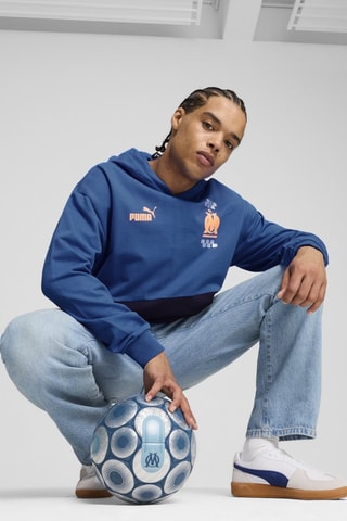 Sweat à capuche Olympique de Marseille - Bleu cobalt