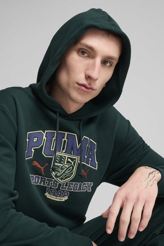 Sweat à capuche Sports Legacy - Kaki