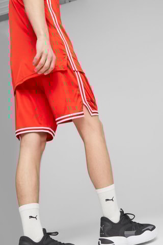 Short de basketball Hoops Team - Rouge