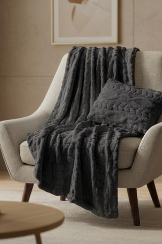 Cuscino - Antracite - 30 x 50 cm