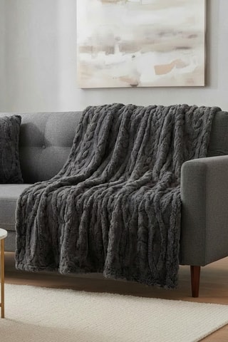 Plaid - Antracite - 150 x 200 cm