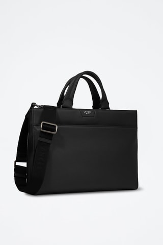 Porta-documentos de couro Come - Preto