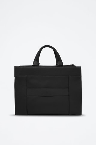 Porta-documentos de couro Come - Preto