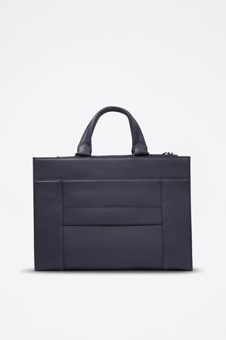 Porta-documentos de couro Come - Azul-marinho