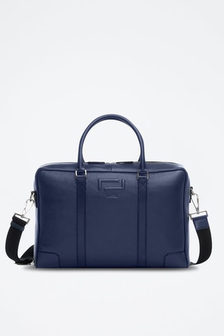 Porta-documentos e porta-cartões em couro Grand hotel - Azul-petróleo