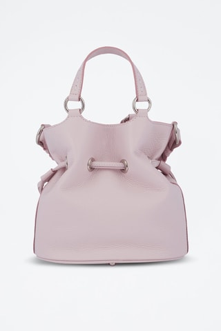 Mala bucket de couro Premier Flirt S - Rosa-claro