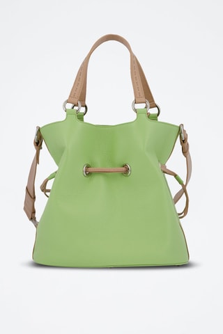 Sac seau en cuir Premier Flirt S - Vert clair