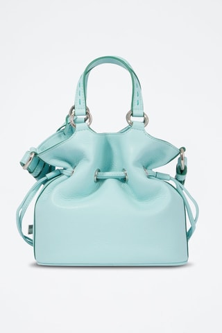 Sac seau en cuir 1er Flirt S - Menthe