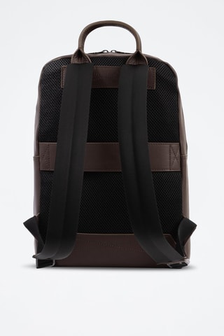 Mochila de couro Nomade - Castanho